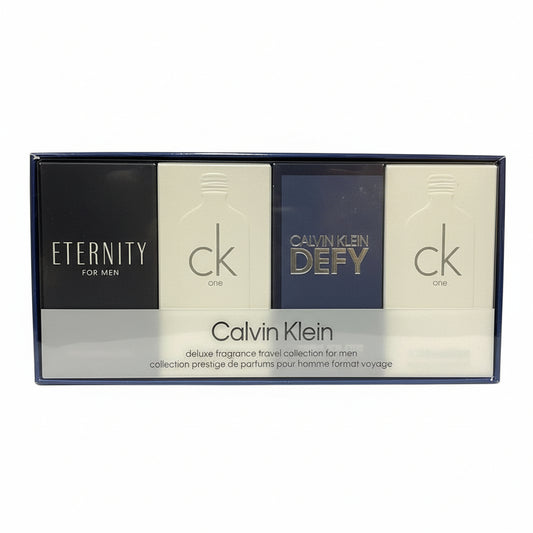 Calvin Klein 4 Piece Men's Miniature Fragrance Set