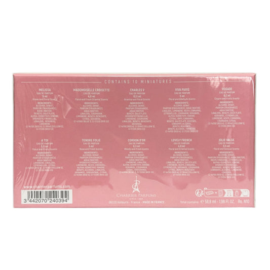 Charrier Parfums Collection Precieuse 10x EDP Miniatures Gift Set (58.8ml)