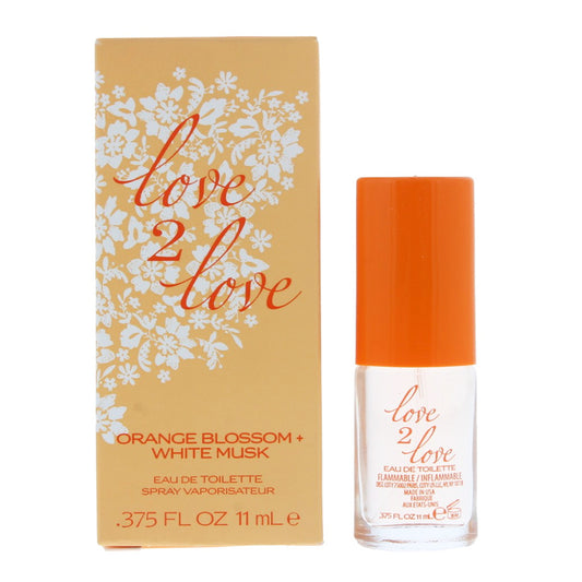 Coty Love 2 Love Orange Blossom + White Musk 11ml EDT Spray
