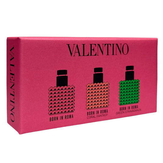 Valentino Born in Roma 3x 6ml EDP Miniature Gift Set for Women