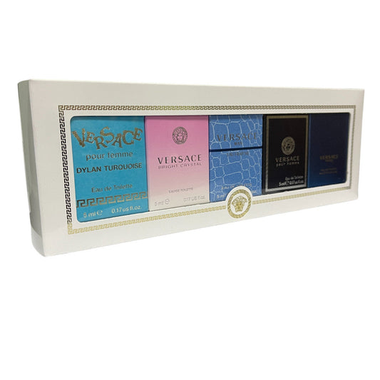 Versace Miniatures Gift Set For Unisex 5 x 5ml EDT