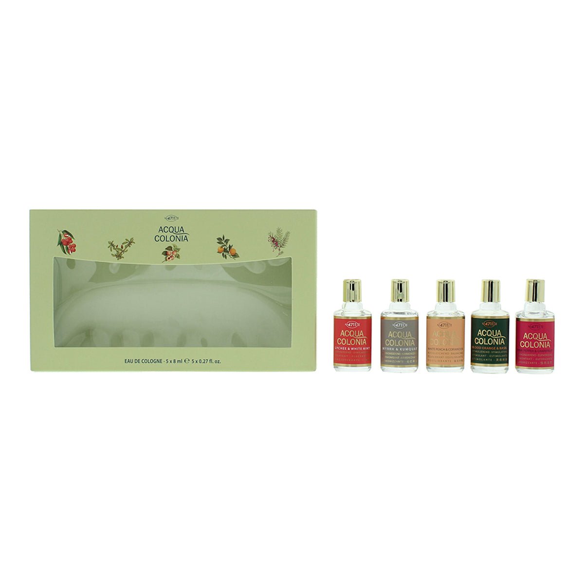 4711 Acqua Colonia 5x 8ml Unisex Miniature Gift Set