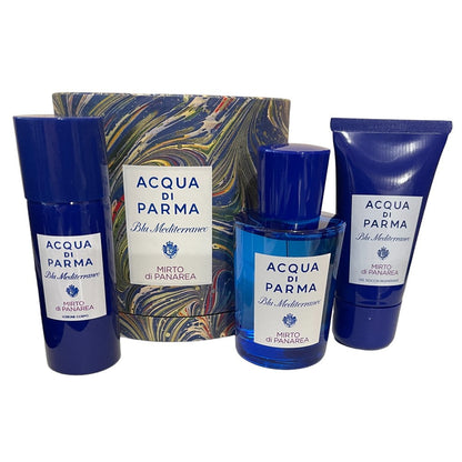 Acqua Di Parma Blu Med Mirto Di Panarea 75ml EDT 3 piece Gift Set Women