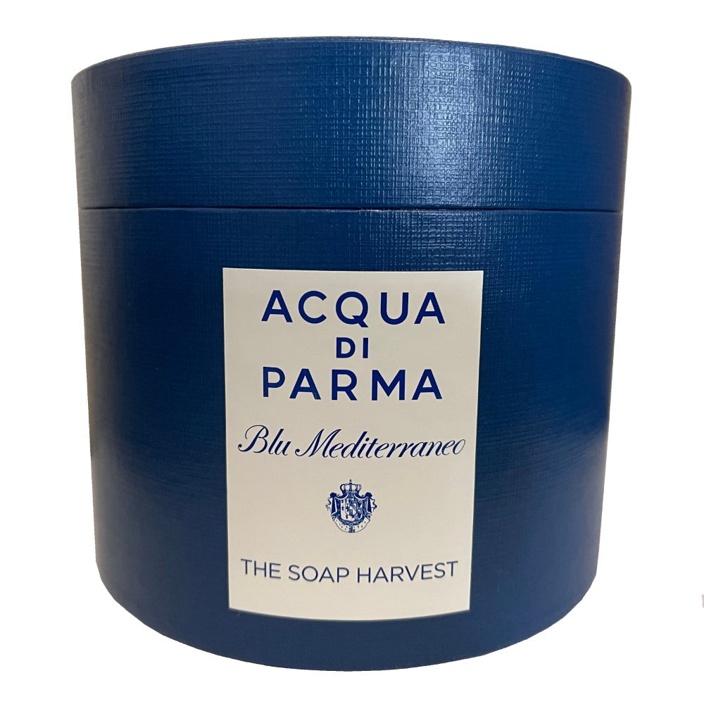 Acqua Di Parma Blu Med The Soap Harvest Basket 3x 70g Soaps