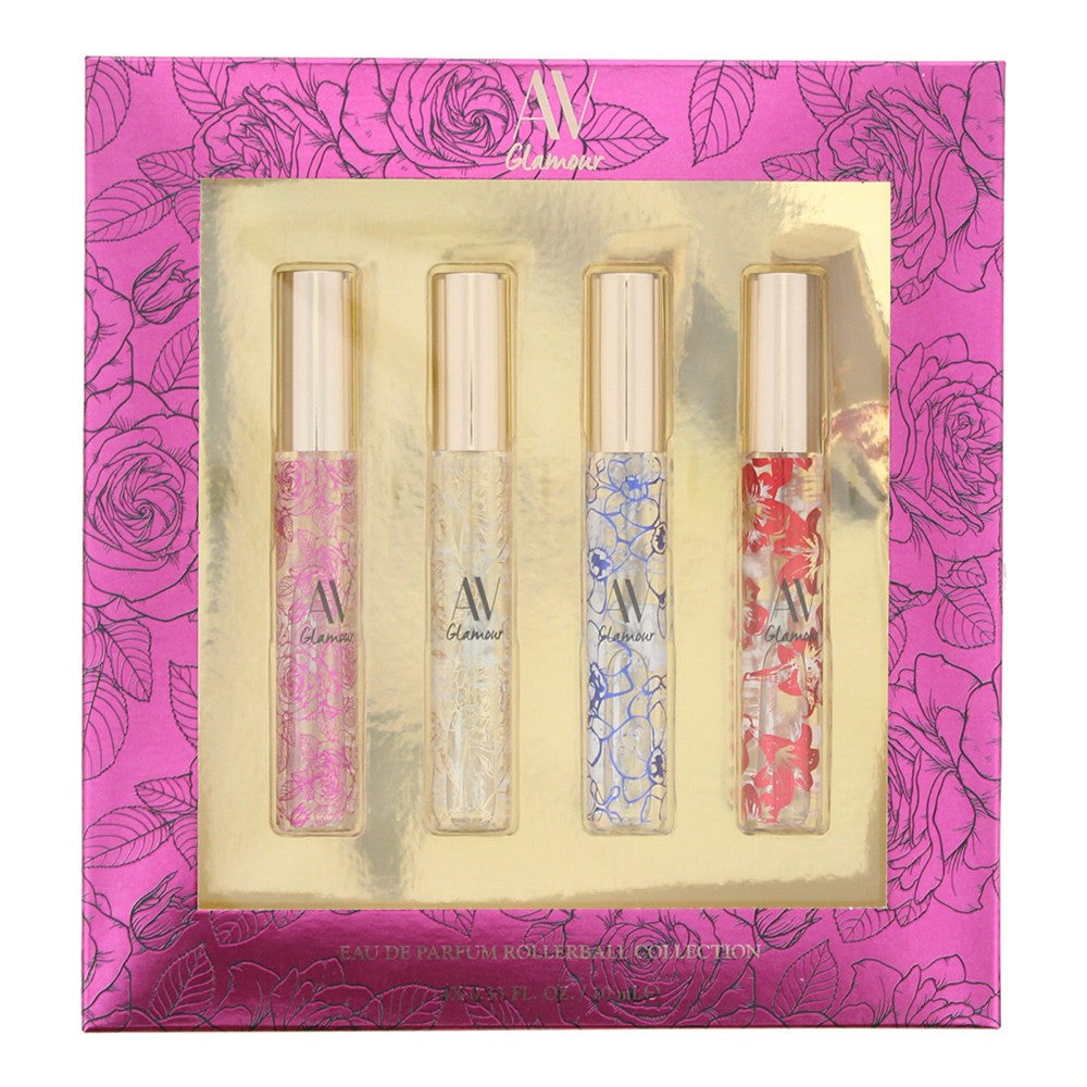 Adrienne Vittadini Glamour Gift Set 4x 10ml EDP Rollerballs