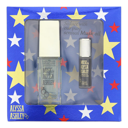 Alyssa Ashley Musk 50ml EDT Spray 2 Piece Gift Set