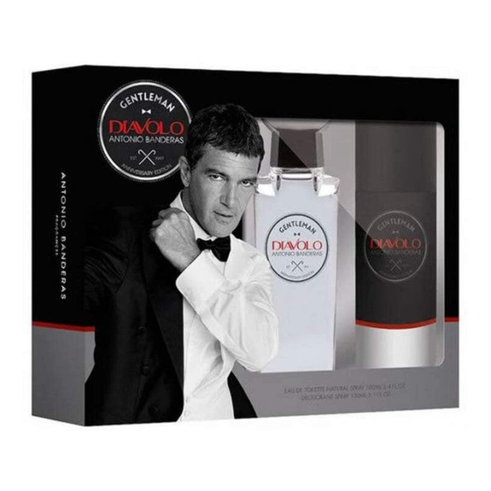 Antonio Banderas Diavolo Gentleman 100ml EDT Spray Gift Set