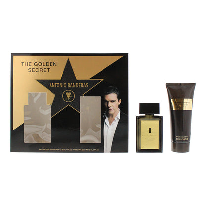 Antonio Banderas The Golden Secret for Men 50ml EDT Gift Set