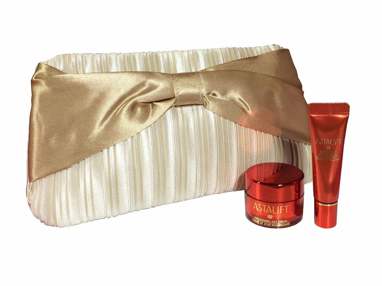 Astalift Skin Care Essentials Set Day 15g Eye 7g & Bag
