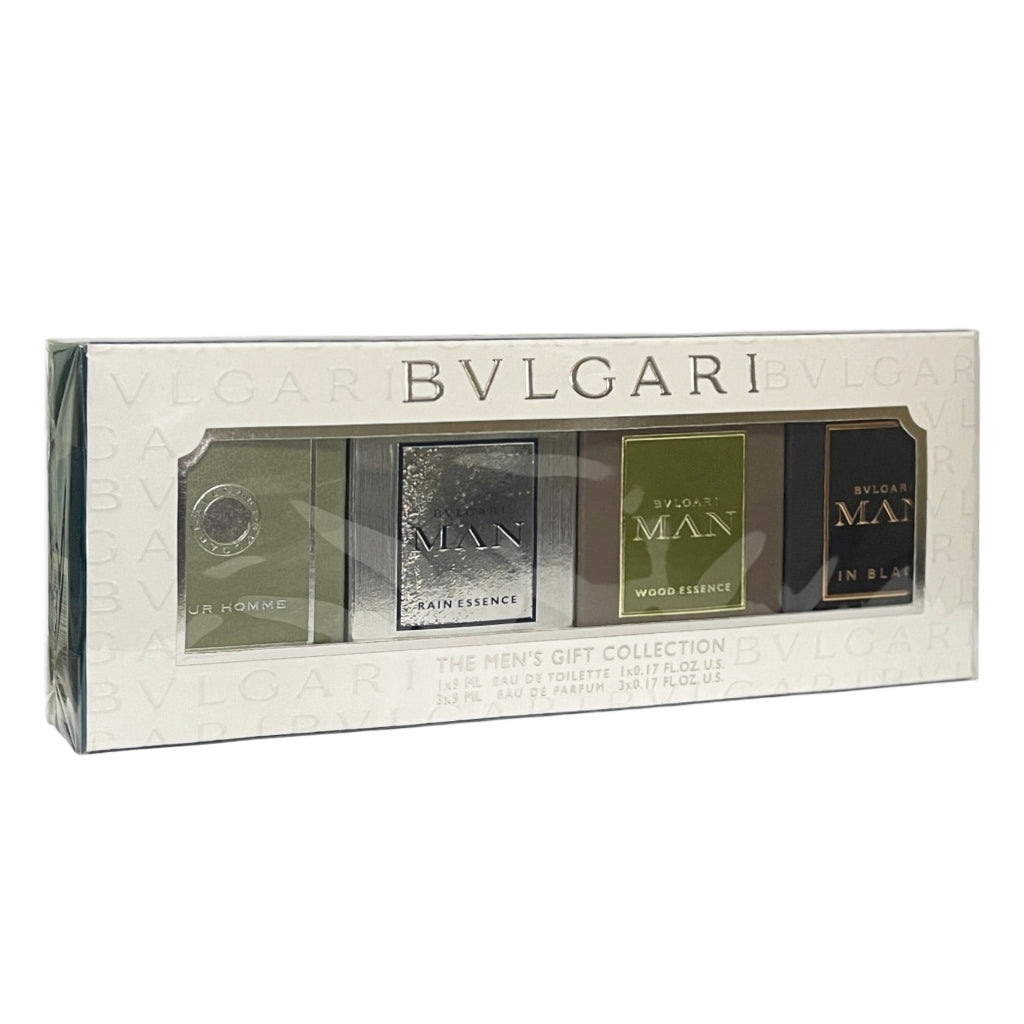 BVLGARI 4x 5ml Miniature Gift Set for Men