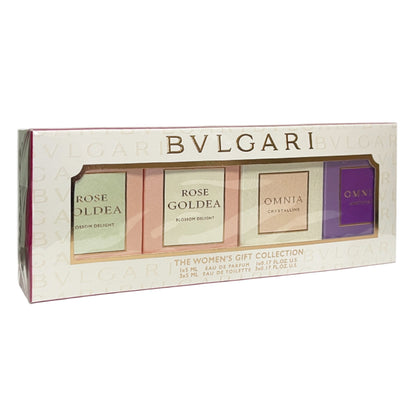 BVLGARI 4x 5ml Miniature Gift Set for Women