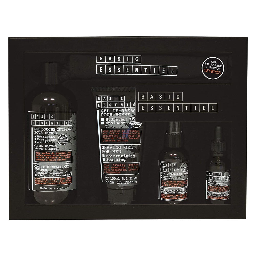 Basic Essentials 4 Piece Bath & Body Gift Set