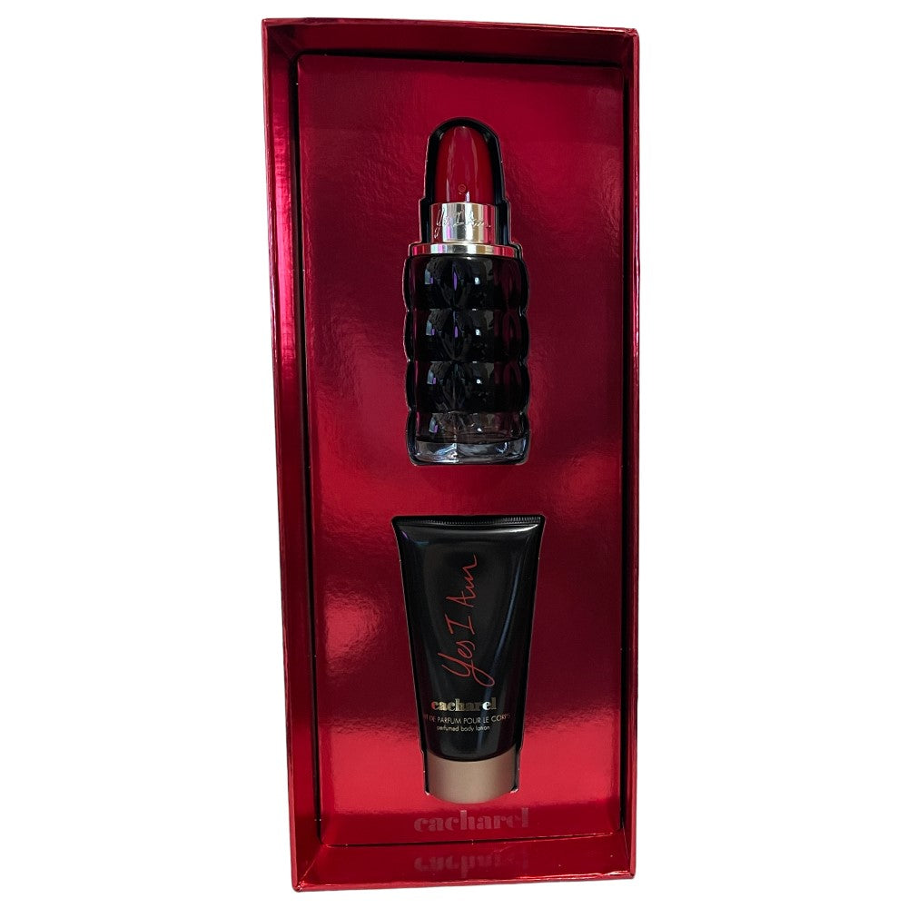 Cacharel Yes I Am 50ml EDP Spray + 50ml Body Lotion Set