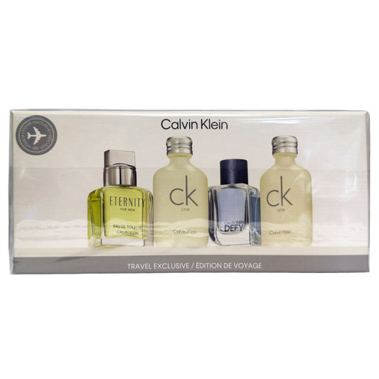 Calvin Klein 3x 10ml 1x 5ml Miniature Gift Set for Men