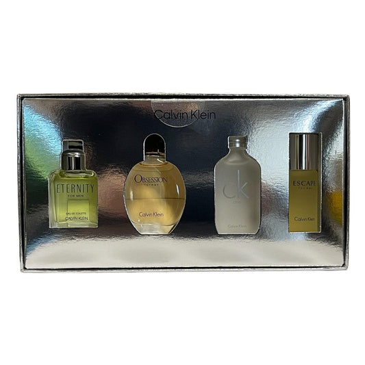 Calvin Klein Men 4 x 15ml EDT Mini Gift Set