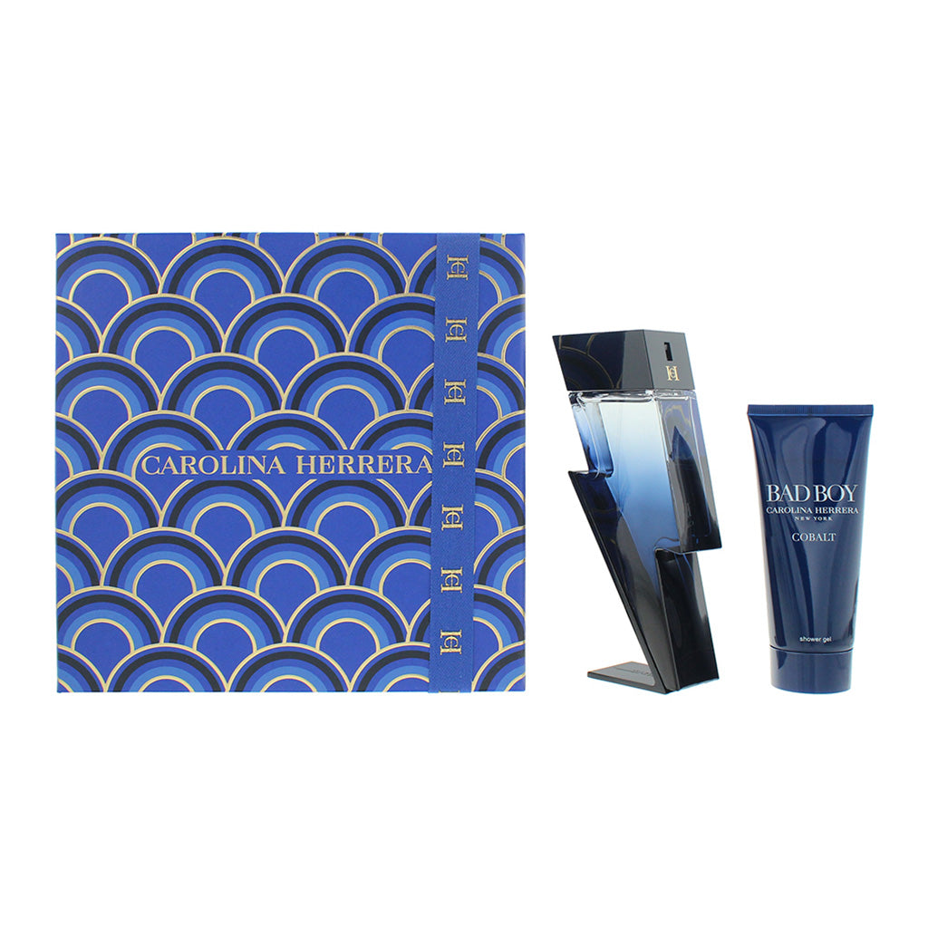 Carolina Herrera Bad Boy Cobalt 100ml EDT Spray 2 Piece Gift Set