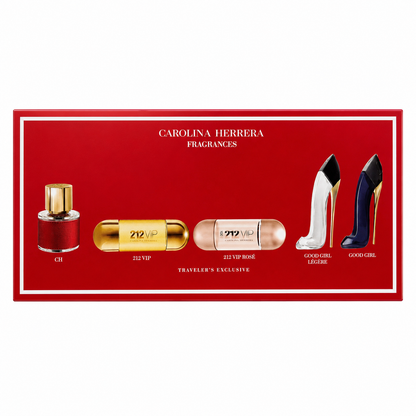 Carolina Herrera 5 Piece Miniature Perfume Gift Set for Women