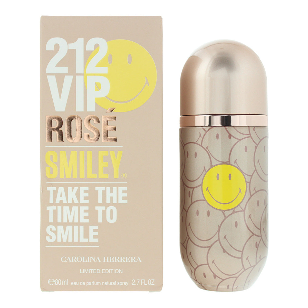 Carolina Herrera 212 VIP Rose Smiley for Women 80ml EDP Spray