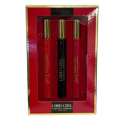 Carolina Herrera Good Girl 3x 10ml Travel Rollerball Set