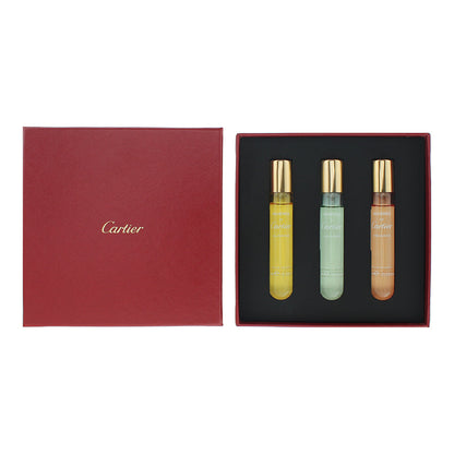 Cartier Rivieres 3 x 10ml EDT Travel Spray Miniset for Women