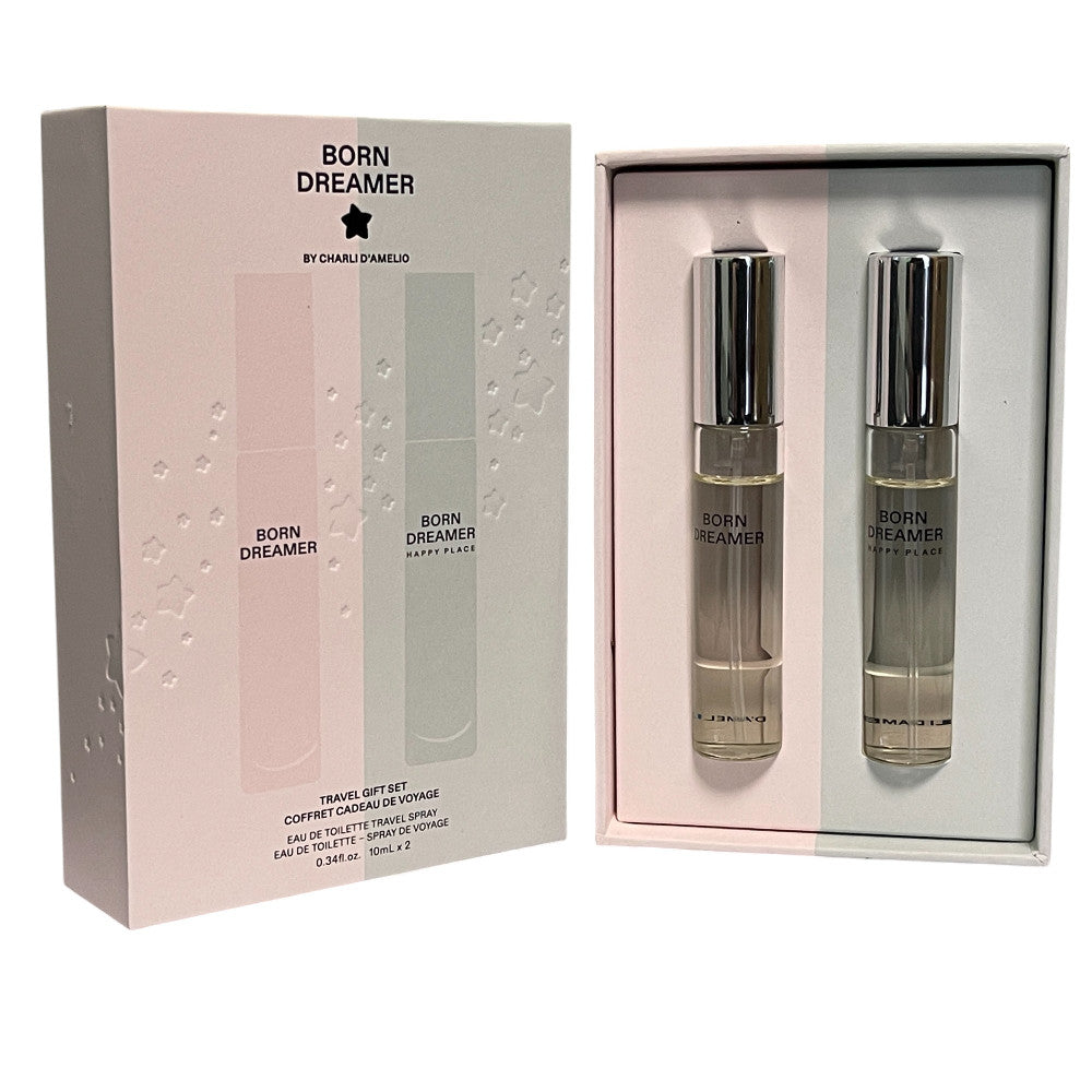Charli d'Amelio 2x 10ml EDT Spray Gift Set Dream 10ml EDT & Happy 10ml EDT