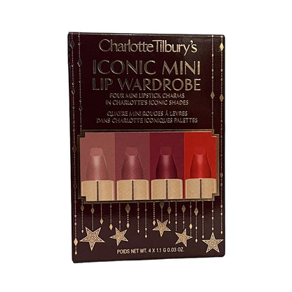 Charlotte Tilbury Iconic Mini Lip Wardrobe 4x 1.1g