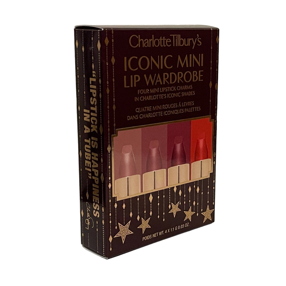 Second image of Charlotte Tilbury Iconic Mini Lip Wardrobe 4x 1.1g