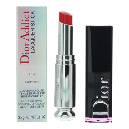 Christian Dior Addict Lipstick Lacquer 3.2g #744 Party Red