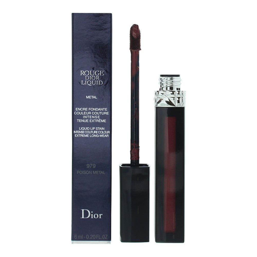 Christian Dior Liquid Metal Lip Stain 6ml #979 Poison