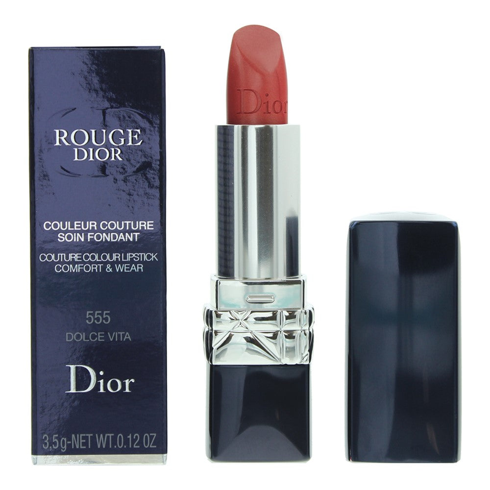 Christian Dior Rouge Couture Colour Comfort Lipstick 3.5g #555 Dolce Vita