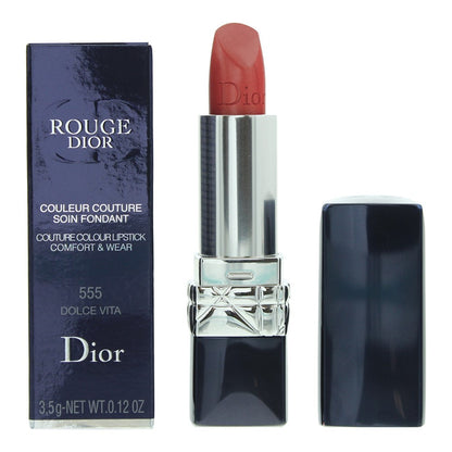 Christian Dior Rouge Couture Colour Comfort Lipstick 3.5g #555 Dolce Vita