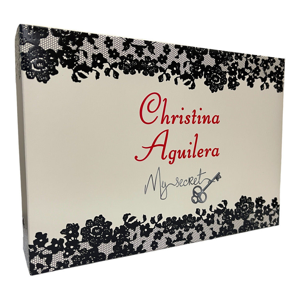 Second image of Christina Aguilera My Secret Gift Set 2x 10ml EDP Sprays & Pouch