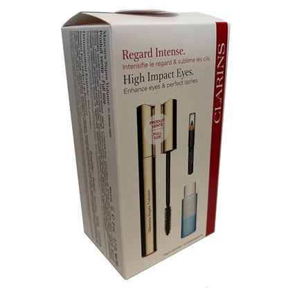 Clarins High Impact Eyes Gift Set Mascara Crayon Make Up Remover
