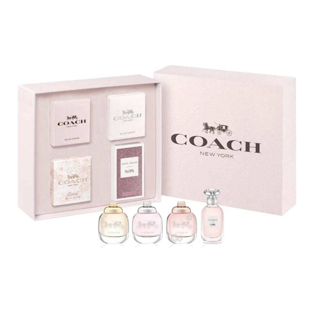 Coach 4 x 4.5ml Miniature Gift Set & Hanmia Perfumes