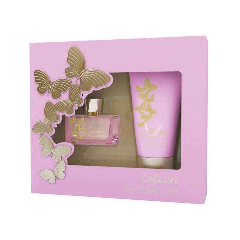 Coleen Butterflies 50ml EDT & Body Lotion Set