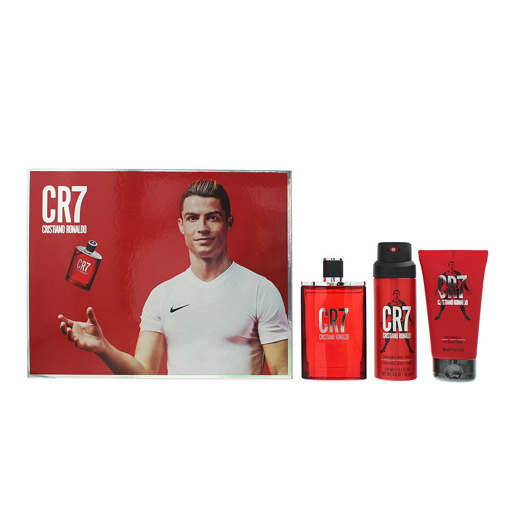 Cristiano Ronaldo CR7 100ml EDT 3 Piece Gift Set