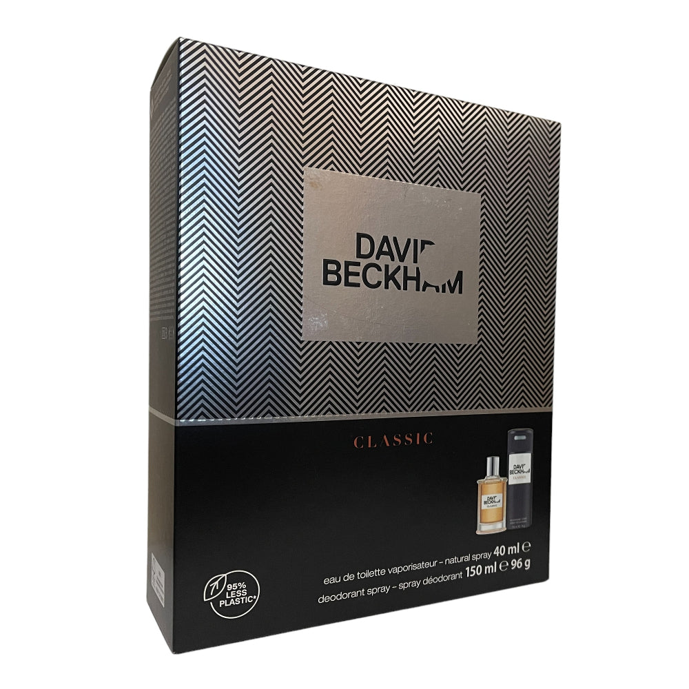 Second image of David Beckham Classic 40ml EDT Spray & 150ml Deodorant Spray Gift Set