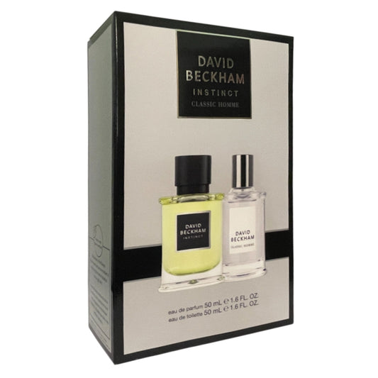David Beckham Instinct 50ml EDP Spray & Classic 50ml EDP Spray Gift Set