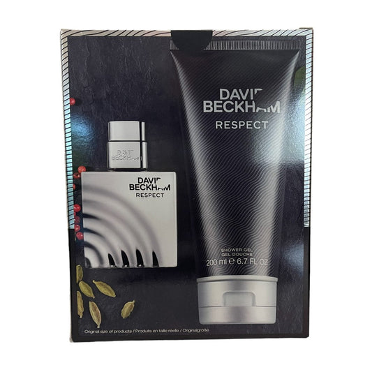 David Beckham Respect 40ml EDT Spray & 200ml Shower Gel Set