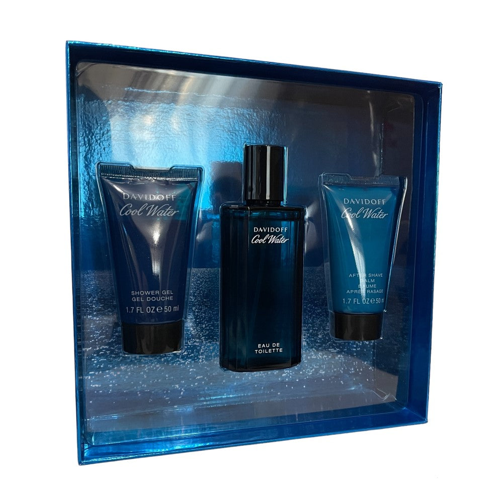 Davidoff Coolwater Men 75ml EDT 3 piece Gift Set