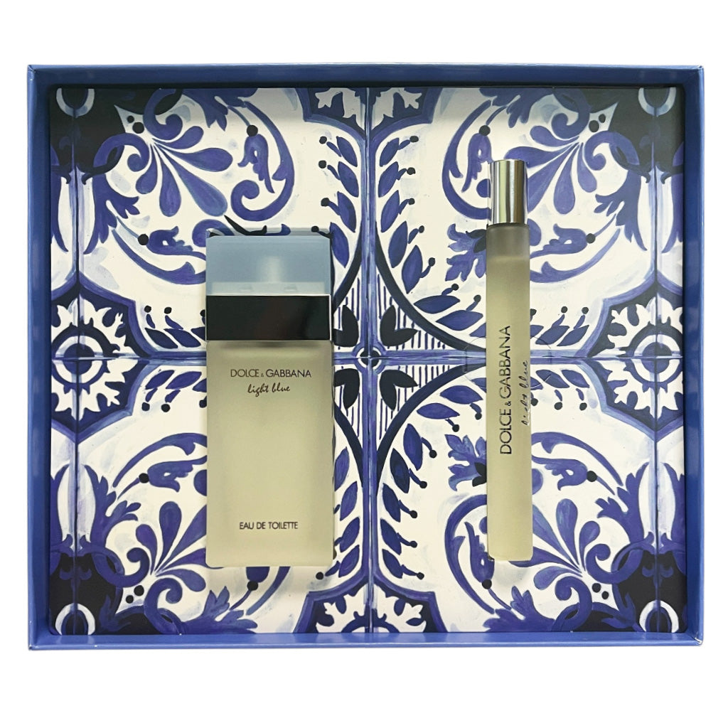 Dolce & Gabbana Light Blue 25ml EDT Spray & 10ml EDT Spray Gift Set