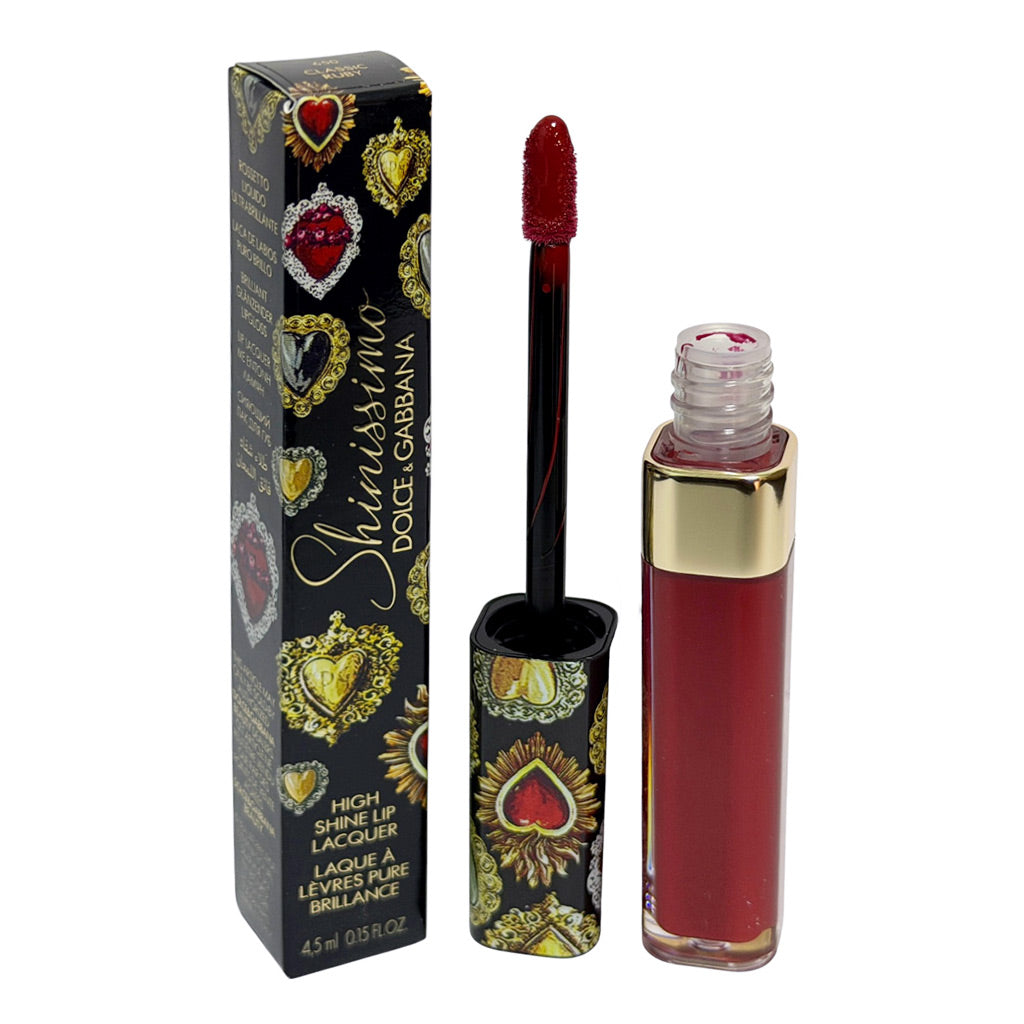 Dolce & Gabbana Shinissimo High Shine Lip Lacquer 4.5ml #650 Classic Ruby