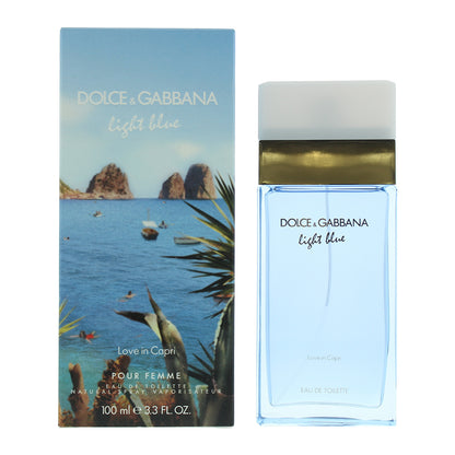 Dolce & Gabbana Light Blue Love in Capri Pour Femme 100ml EDT Spray