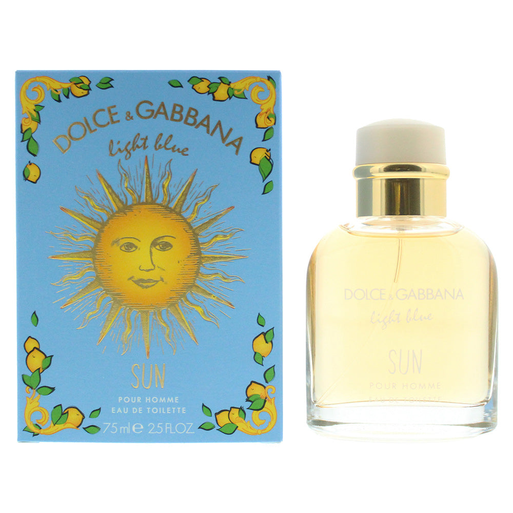 Dolce & Gabbana Light Blue Sun Pour Homme 75ml EDT Spray