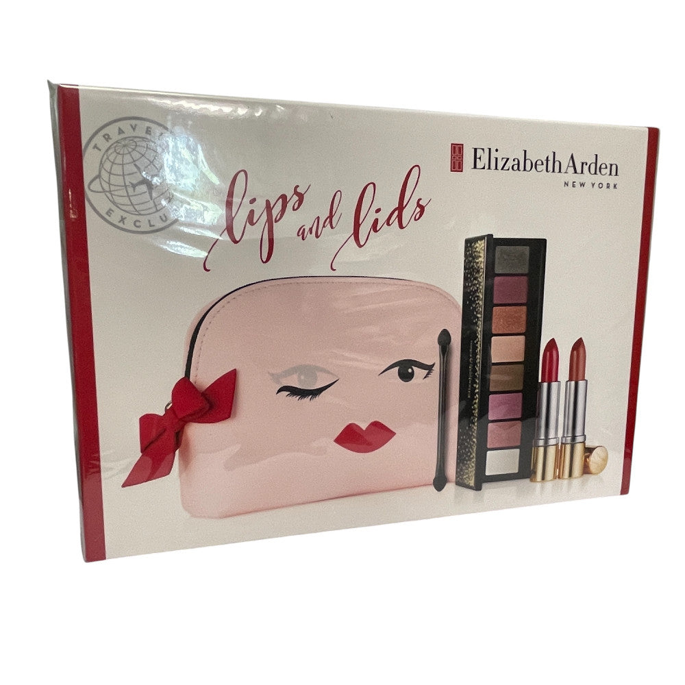 Elizabeth Arden Lips & Lid Eye Palette & 2x Lipsticks Gift Set
