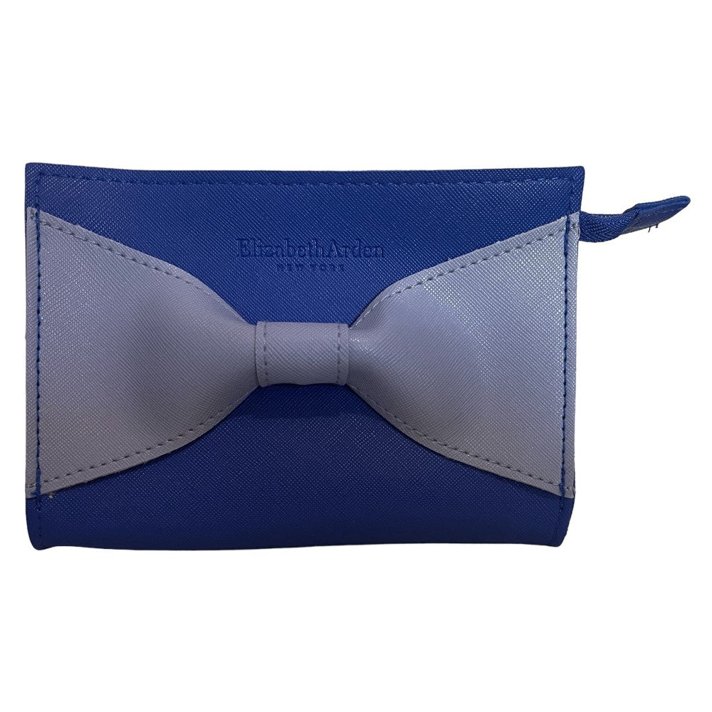 Elizabeth Arden Make Up Purse Blue Bow