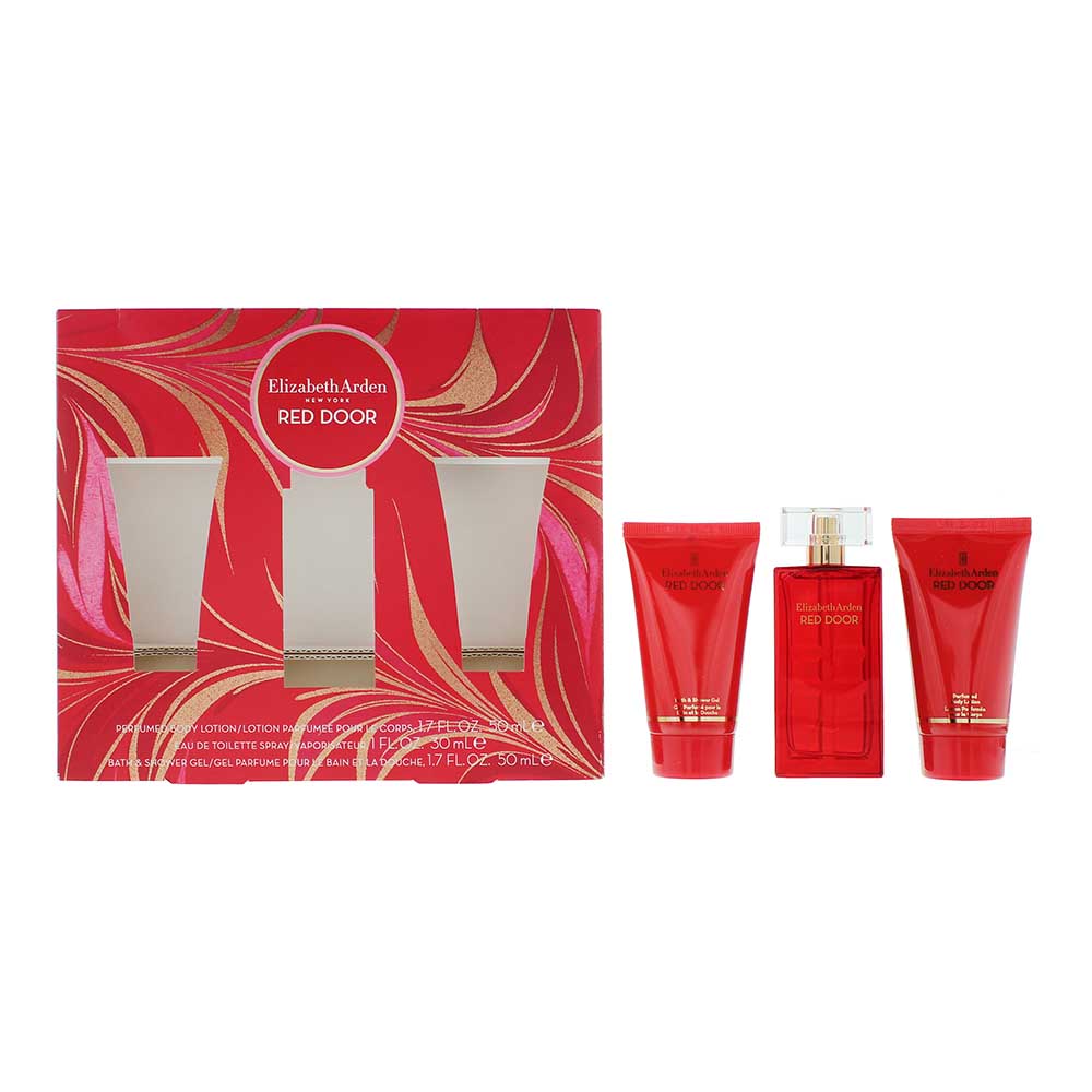 Elizabeth Arden Red Door 30ml EDT + 50ml Body Lotion +50ml Shower Gel Gift Set