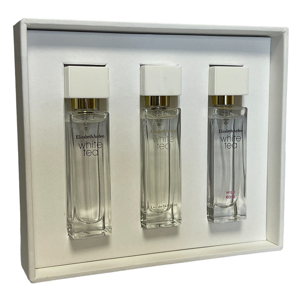 Elizabeth Arden White Tea 2x 10ml EDT Sprays & 1x 10ml EDP Spray Travel Gift Set