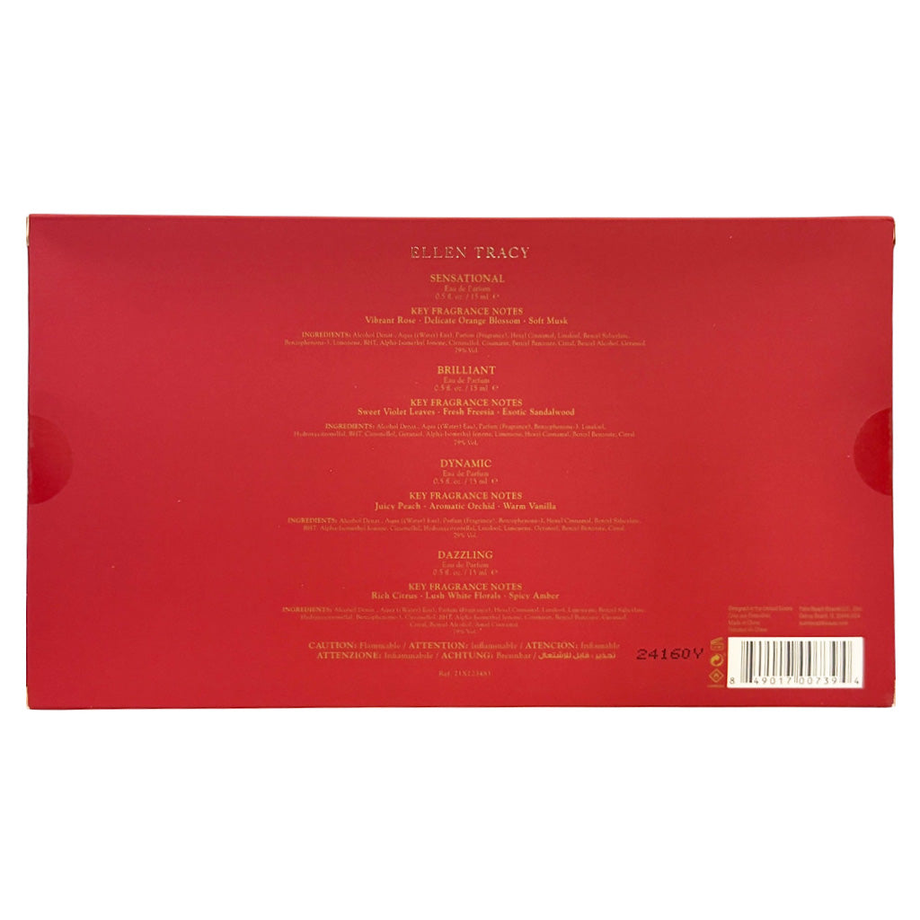 Ellen Tracy Miniatures Gift Set 4x 15ml EDP