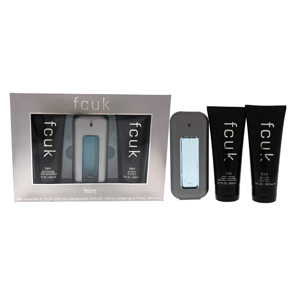 FCUK Original 100ml Gift Set for Men 3 Piece